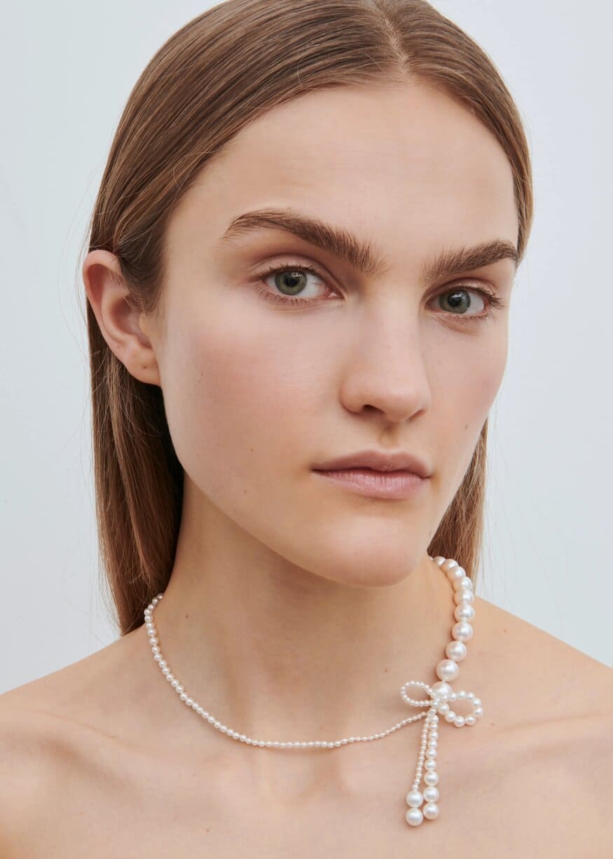 necklaces with pearls- Peggy Rosette necklace -Sophie Bille Brahe