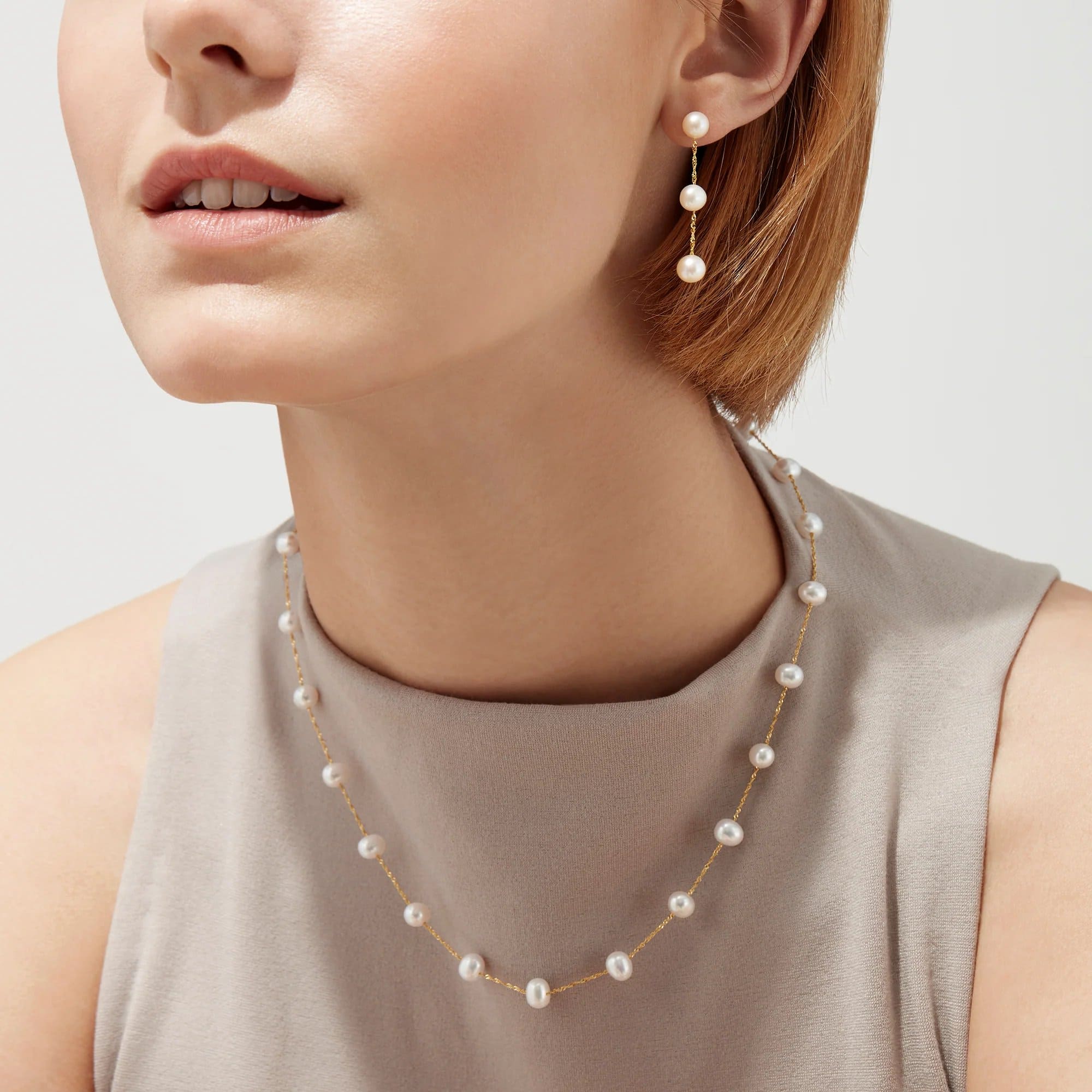 pearl jewelry set from Effy Water Cultured Pearl Necklace