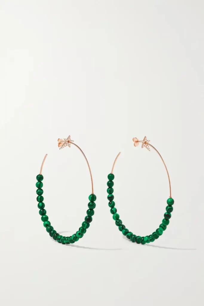 Diane Kordas Hoop Earrings