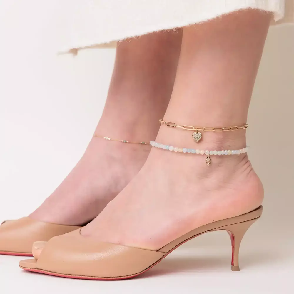 Sydney Evan Gold Anklet