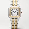 Cartier Panthère de Cartier Medium 27mm 18-Karat Gold and Stainless Steel Watch